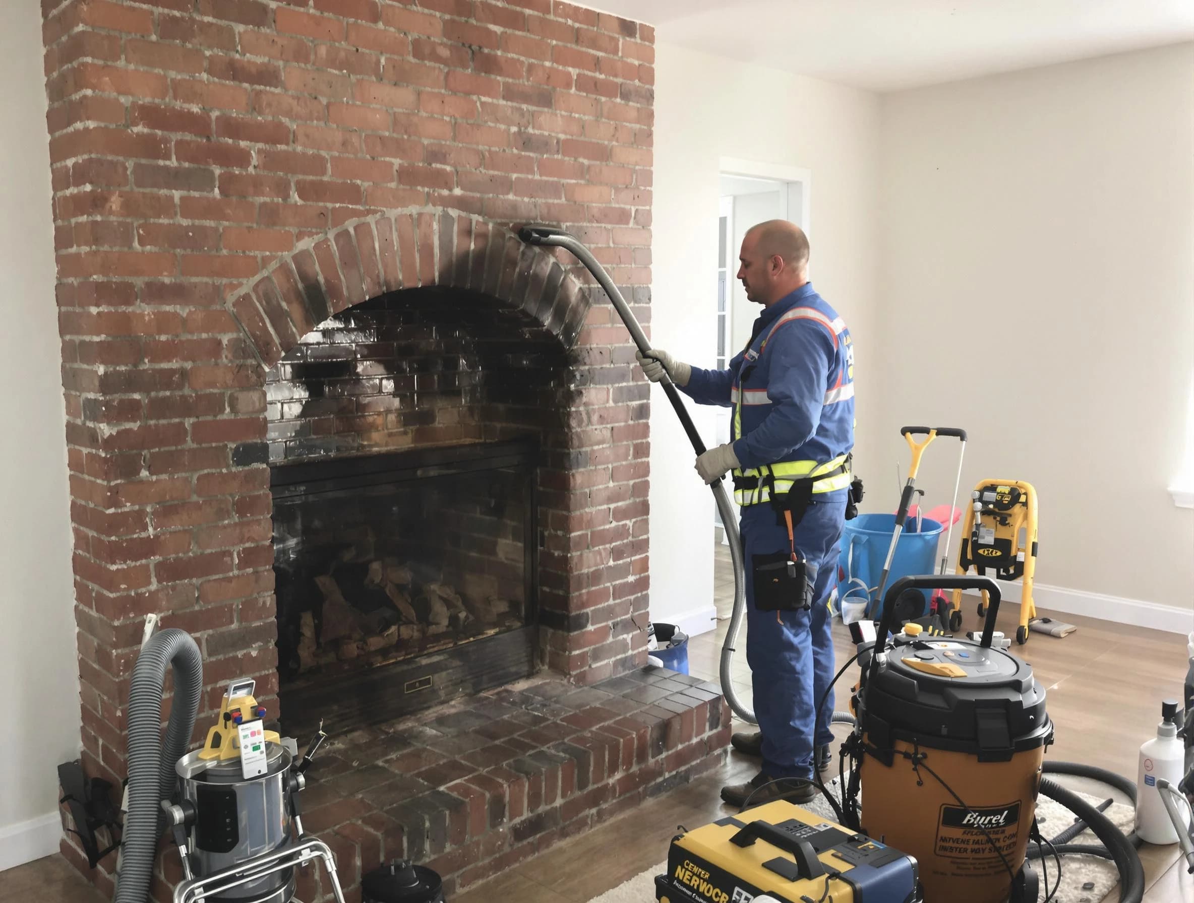 Montclair Chimney Sweep expert performing detailed chimney sweep in Montclair, NJ