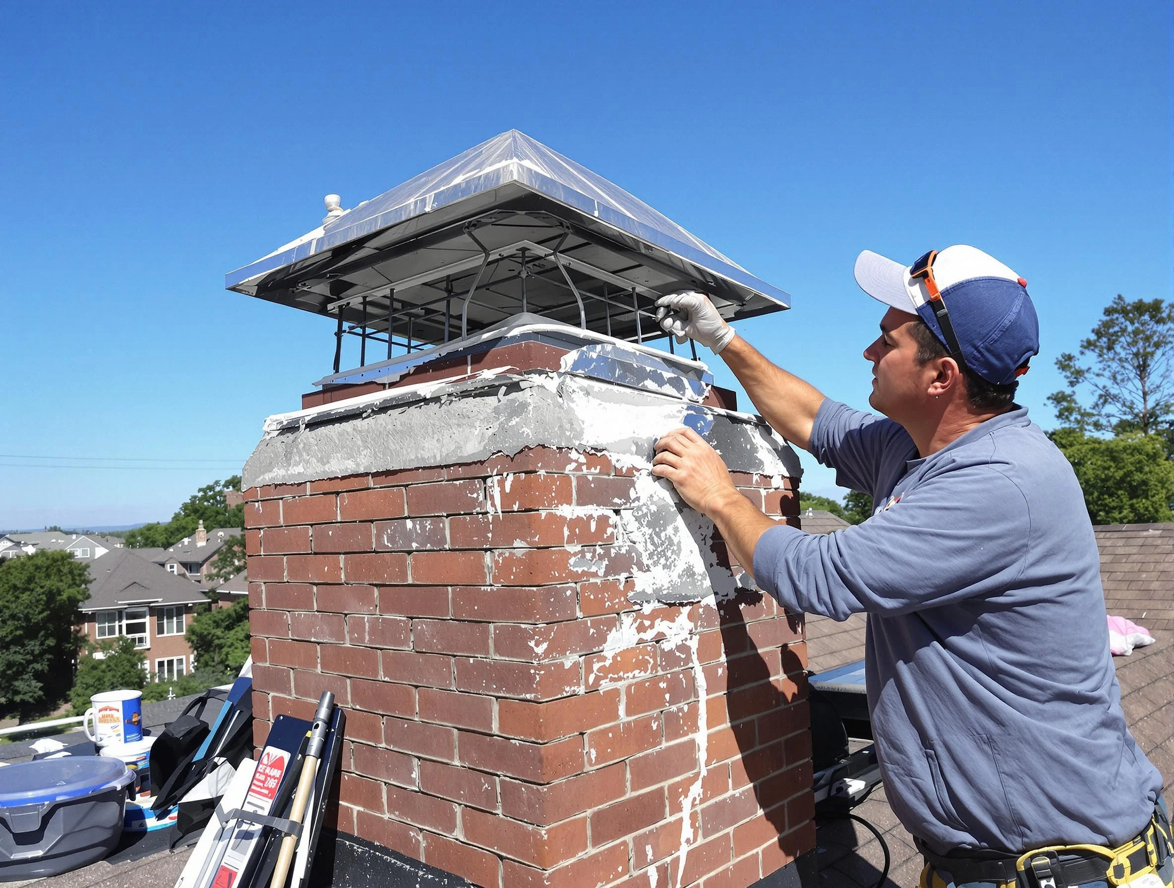 Chimney Crown Services in Montclair
