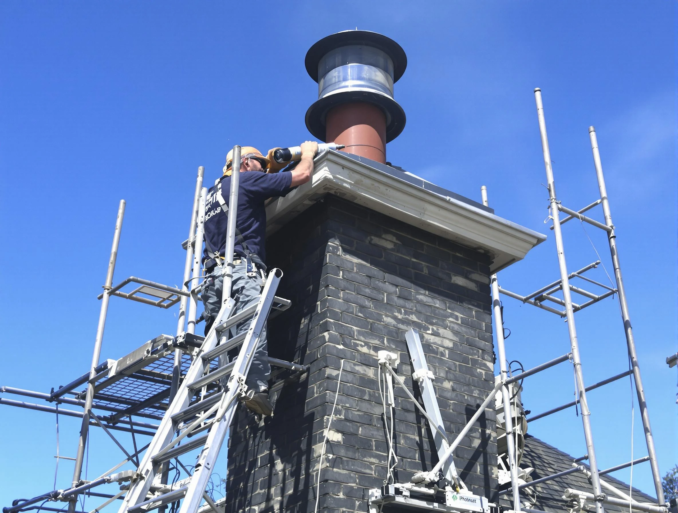 Sturdy chimney crown finished by Montclair Chimney Sweep in Montclair, NJ