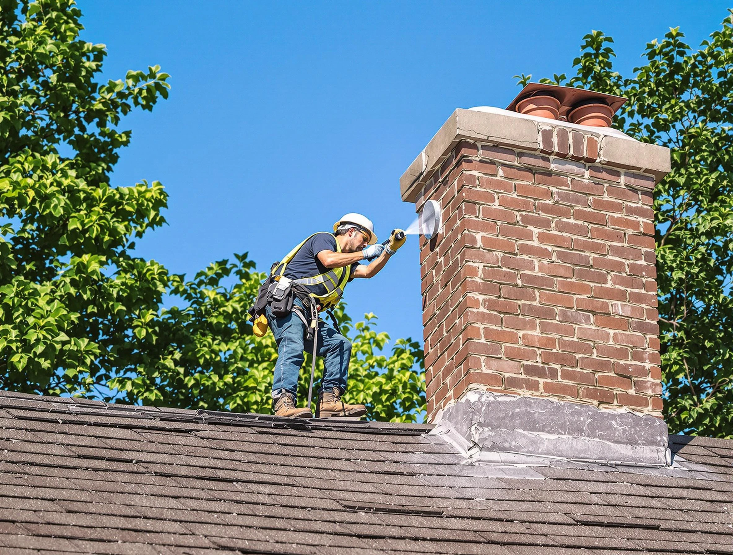 Montclair Chimney Sweep performing an inspection with advanced tools in Montclair, NJ