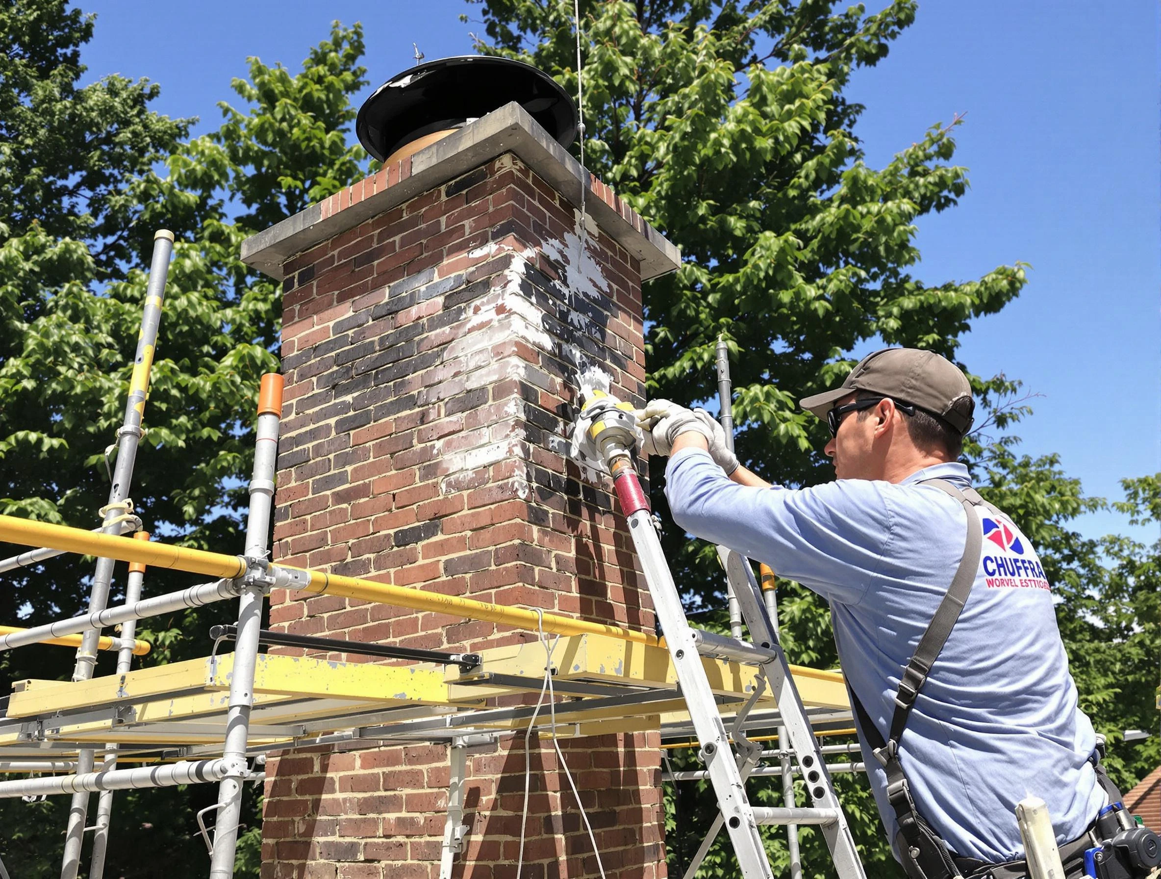 Structural chimney repair by Montclair Chimney Sweep in Montclair, NJ
