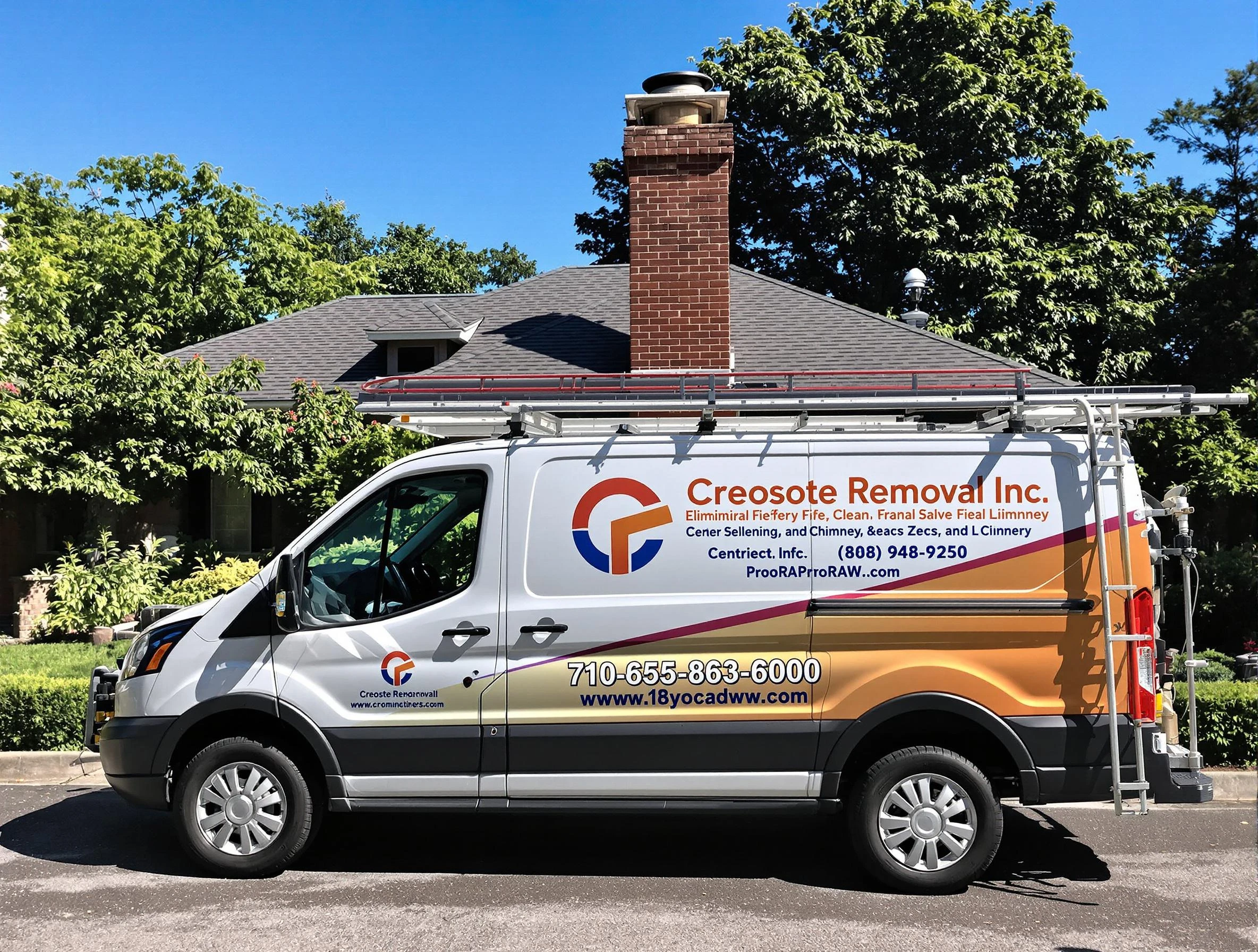 Montclair Chimney Sweep technician removing creosote safely in Montclair, NJ